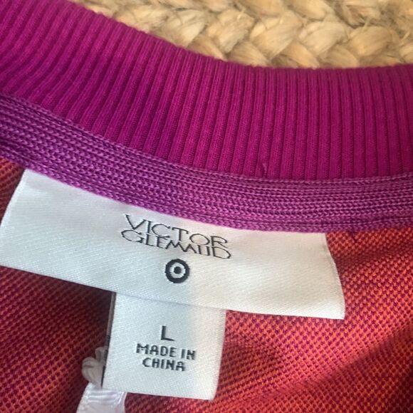 Victor Glemaud x Target Purple Polka Dot Long Sleeve Tunic Dress Size large nwt - Picture 5 of 7